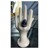 Sterling silver ring marked '925' featuring an