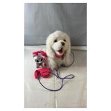 Interactive toy lot featuring a plush electronic