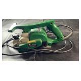 Craftsman electric hand planer, green body with
