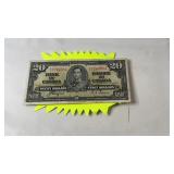 1937 Bank of Canada twenty dollar bill featuring