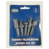 Rotary File / Rasp Bit Set  5 Piece (Assorted