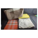 Storage Bin w/ Dog Crinkle Mat, Fabric Bag &