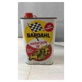 Bardahl motorcycle oil tin (1 litre),