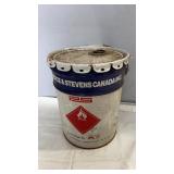 Pierce & Stevens Canada Inc. metal pail with lid,
