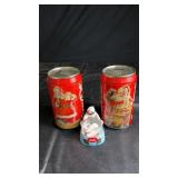 Coca-Cola themed holiday lot featuring two
