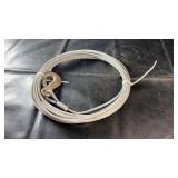 Steel cable with heavy-duty hook, suitable for