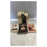 Assortment of books including multiple Patrick