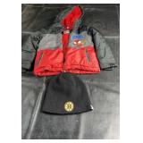 Toddler-size Spider-Man winter jacket (size 2T)