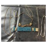 Assortment of vintage and costume jewelry