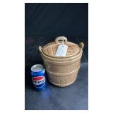 McCoy ceramic oaken bucket cookie jar with lid,