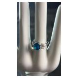 925 sterling silver ring featuring a striking