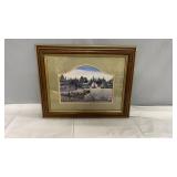 Framed print titled ï¿½Carriage Ride Homeï¿½ by