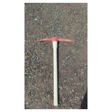 Pickaxe with Red HeadPickaxe with double-sided