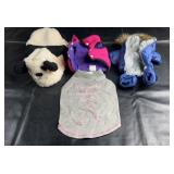 Assorted pet apparel lot including a fleece