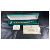 Clarion-Pell fashion bracelet in original green