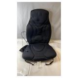 Massage seat cushion with back support, features
