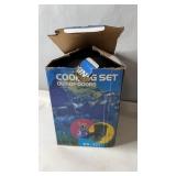 Portable outdoor camping cookware set (DS-101) in