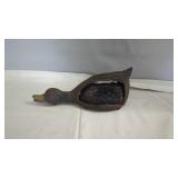 Vintage Iron Duck Boot Scraper Door StopIron
