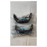 Two pairs of Pyramex safety glasses, new in