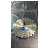 Mastercraft circular saw blade style wall clock