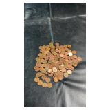 Large assortment of Canadian one-cent coins