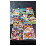 Collection of vintage comic books featuring a fun