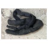 Roll of black deer fencing mesh, size and length