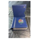 Canadian 5 cents coin collection album featuring