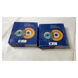 Two boxes of Wire brush wheel set in box,
