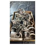 Assorted metal fittings and hardware for chain