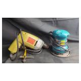 Black & Decker Drill and Makita Orbital Sander