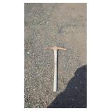 Pickaxe with Wooden HandlePickaxe featuring a