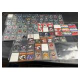 Large mixed assortment of hockey cards featuring