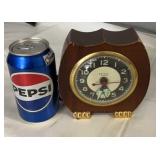 Vintage United Alarm electric mantel clock in