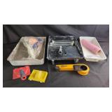 Assorted Painting Tools Lot with Roller, Trays &