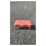 Upholstered Footstool BenchLow upholstered