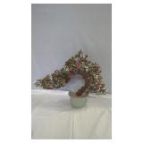 Glass Flower Bonsai Style Tree in Decorative