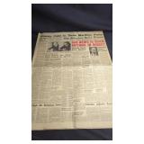 Vintage Moncton Daily Times Newspaper Original