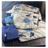 Blue Floral Bedding CollectionBlue and white
