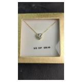 Sterling Silver Heart Pendant NecklaceSterling