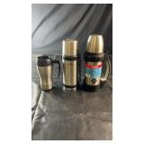 Thermos stainless steel beverage container lot
