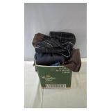 Selection of men's clothing including pants and