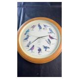 National Audubon Society quartz wall clock