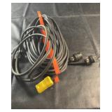Pair of heavy-duty extension cords, including one