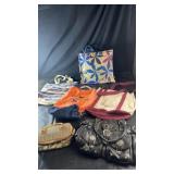 Tote bag and handbag collection featuring a