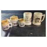 Souvenir Stoneware Mugs & Mini Tea