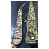 Camouflage-pattern soft rifle or shotgun case