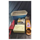 Storage Tote with Household Décor and Craft