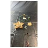 Decorative home décor lot featuring a