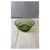 Vintage Hazel-Atlas Green Thumbprint Glass